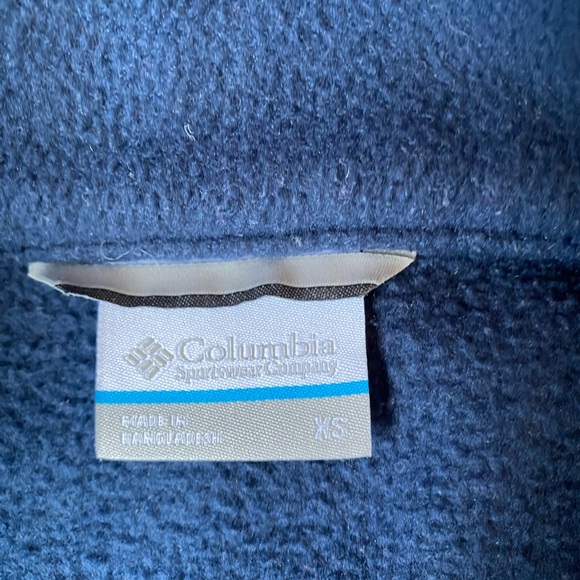 Columbia Men's Blue Fleece Jacket Size XS - Picture 5 of 7